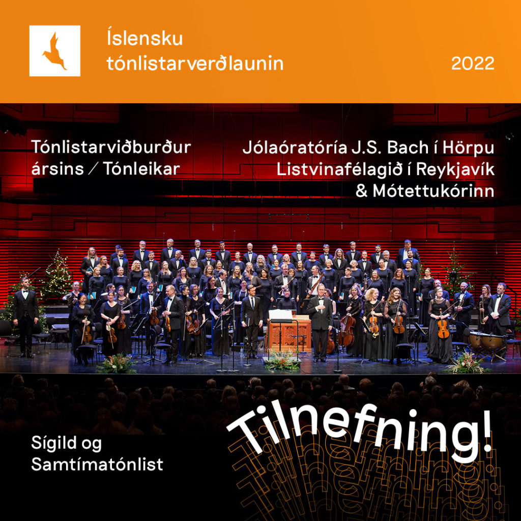 Tónlistarviðburður ársins- Jólaóratórían eftir J.S. Bach hlýtur tilnefningu til Íslensku tónlistarverðlaunanna 2022