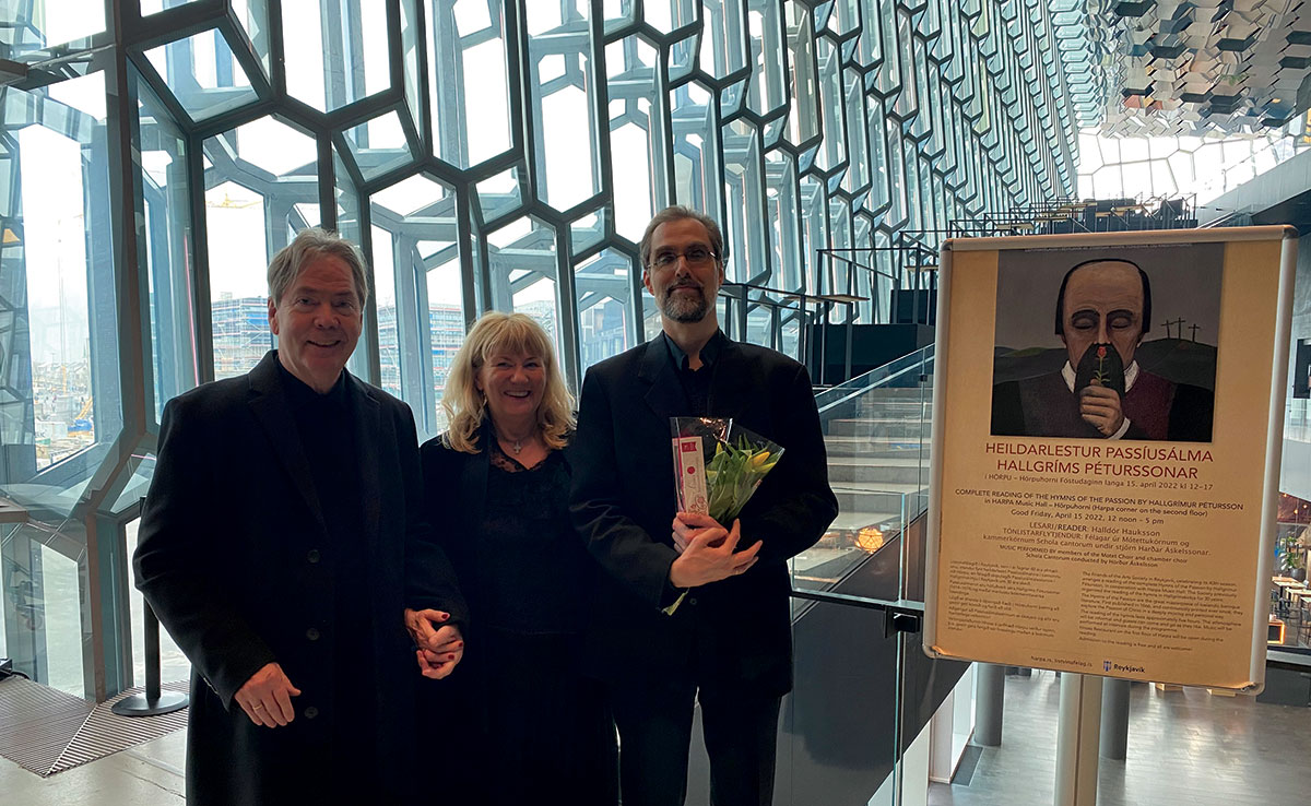 Passíusálmalestri Halldórs Haukssonar í Hörpu afar vel tekið